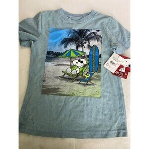 Peanuts Snoopy Woodstock Short Sleeve T-Shirt Top Toddler Boys Girls Size 3T